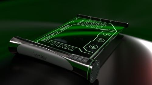 Futuristic Tablet-PC (Calculator) preview image